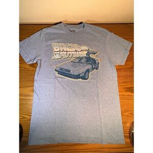 BACK TO THE FUTURE - BLUE AND ORANGE T-SHIRT
